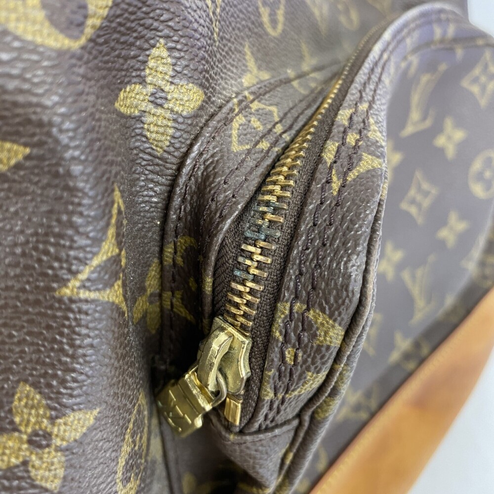 LOUIS VUITTON Authentic Brown Monogram Backpack - Picture 13 of 14